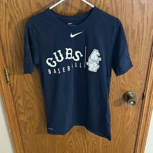 Cubs Nike medium navy blue short sleeve T-shirt unisex dri-fit